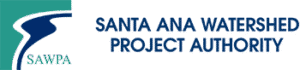 SAWA logo with "SANTA ANA WATERSHED PROJECT AUTHORITY" text.
